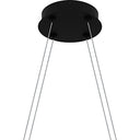 Byrnes 6 Light Island Light in Matte Black 4