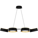 Byrnes 6 Light Island Light in Matte Black 6