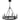Calliope 6 Light Chandelier in Matte Black 1