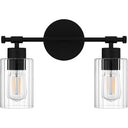 Caputo 2 Light Bath Light in Matte Black 5