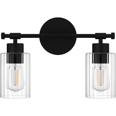 Caputo 2 Light Bath Light in Matte Black 5