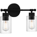 Caputo 2 Light Bath Light in Matte Black 6