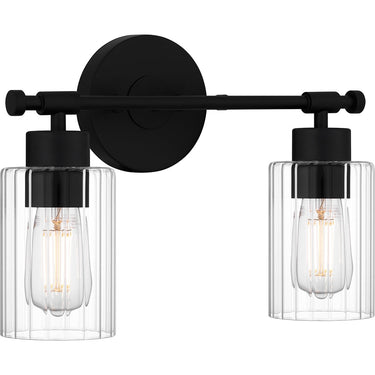 Caputo 2 Light Bath Light in Matte Black 6