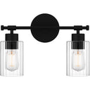 Caputo 2 Light Bath Light in Matte Black 1