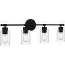 Caputo 4 Light Bath Light in Matte Black 6