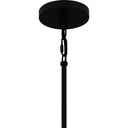 Carly 1 Light Mini Pendant in Matte Black 3