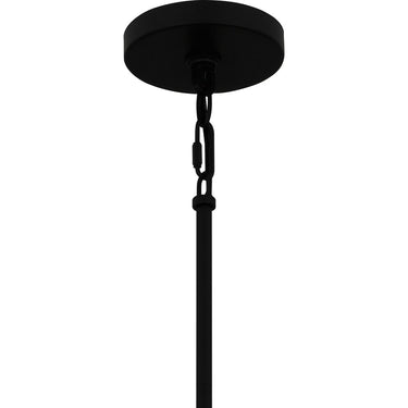 Carly 1 Light Mini Pendant in Matte Black 3