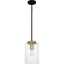 Carly 1 Light Mini Pendant in Matte Black 4