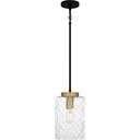 Carly 1 Light Mini Pendant in Matte Black 5