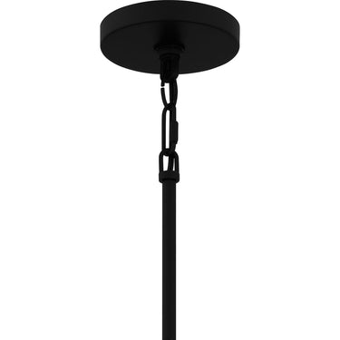 Carly 5 Light Chandelier in Matte Black 2