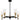 Carly 5 Light Chandelier in Matte Black 1