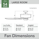 Casablanca 51751 Panama DC - 54" Ceiling Fan in Brushed Nickel 16