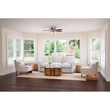 Casablanca 5318 Durant 3 Light Low Profile with 3 Lights 44 inch 14