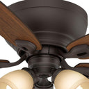 Casablanca 5318 Durant 3 Light Low Profile with 3 Lights 44 inch 13