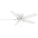 Casablanca 54103 Durant Low Profile 54 inch in Snow White - Snow White 1