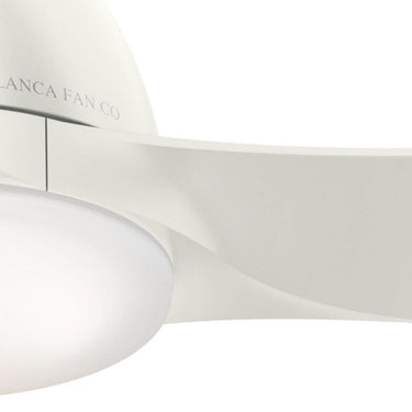 Casablanca 5928 Wisp with LED Light White Blades 44 inch 7