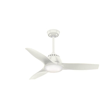 Casablanca 5928 Wisp with LED Light White Blades 44 inch 1