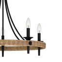 Catania 5 Light Chandelier in Matte Black 2