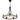 Catania 5 Light Chandelier in Matte Black 6
