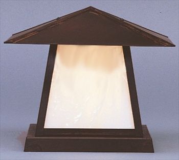 CC-12 Arroyo Craftsman Carmel Outdoor Medium Column Mount with T-Bar Overlay - Crescent Harbor