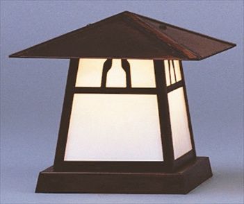 CC-8 Arroyo Craftsman Carmel Outdoor Small Column Mount with T-Bar Overlay - Crescent Harbor