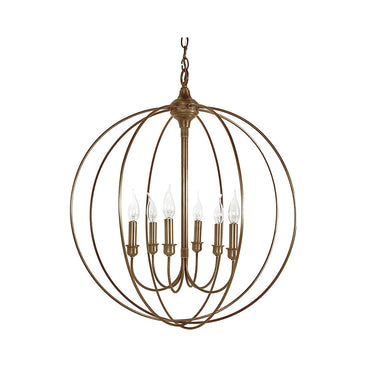 CH906 Northeast Lantern 6 Light Circle Hanging Chandelier 1