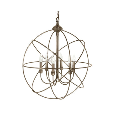 CH908 Northeast Lantern 6 Light Circle Hanging Chandelier 2