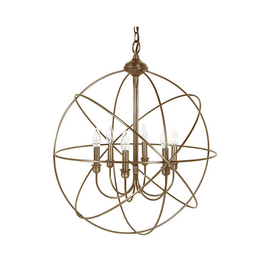 CH908 Northeast Lantern 6 Light Circle Hanging Chandelier 1