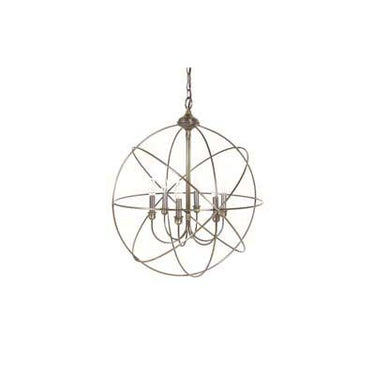 CH908 Northeast Lantern 6Light Circle Hanging Chandelier - Crescent Harbor