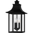 Chancellor 3 Light Outdoor Pendant in Mystic Black 2