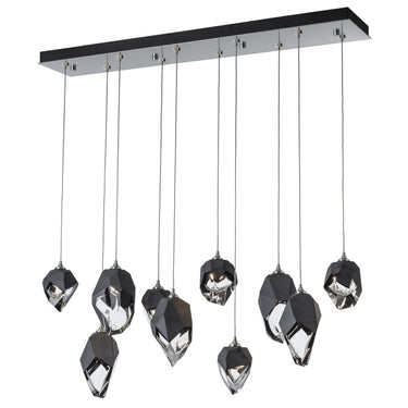 Chrysalis 10-Light Mixed Crystal Pendant 9