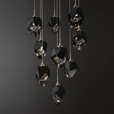 Chrysalis 9-Light Small Crystal Pendant 30