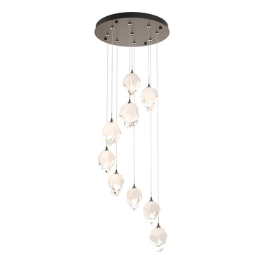 Chrysalis 9-Light Small Crystal Pendant 12