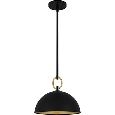 Cleo 1 Light Pendant in Matte Black 4