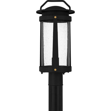 Clifton 1 Light Outdoor Post in Earth Black 1