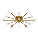 Combe 6 Light Semi-Flush Mount 1
