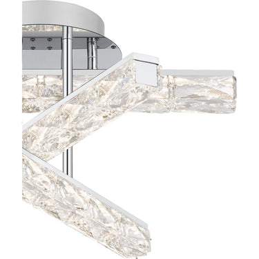 Comet Semi-Flush Mount in Polished Chrome 2