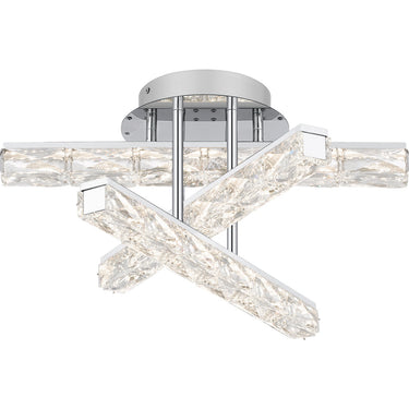 Comet Semi-Flush Mount in Polished Chrome 1