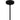 Cornelia 1 Light Mini Pendant in Matte Black 3