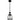 Cornelia 1 Light Mini Pendant in Matte Black 6