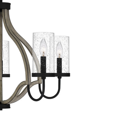 Cornelia 5 Light Chandelier in Matte Black 2