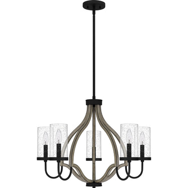 Cornelia 5 Light Chandelier in Matte Black 4