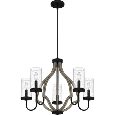 Cornelia 5 Light Chandelier in Matte Black 6