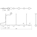 Counterpoint 6-Light LED Linear Pendant 7