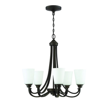 Craftmade 41925 Grace 5 Light Chandelier - Crescent Harbor