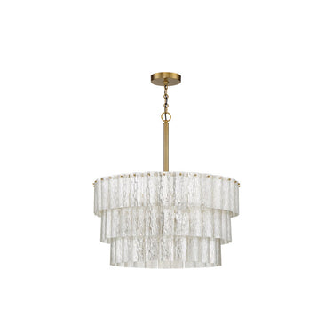 Craftmade 48696-SB Museo 6 Light Pendant in Satin Brass - Crescent Harbor