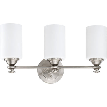 Craftmade 49803-BNK Dardyn 3 Light Vanity in Brushed Polished Nickel - Crescent Harbor