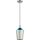 Craftmade P720BNK1 1 Light Mini Pendant in Brushed Polished Nickel - Crescent Harbor