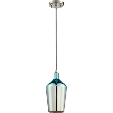Craftmade P720BNK1 1 Light Mini Pendant in Brushed Polished Nickel - Crescent Harbor