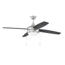 Craftmade PHA52BNK4-BNGW 52" Ceiling Fan w/ 4 Blades, LED Light Kit - Crescent Harbor